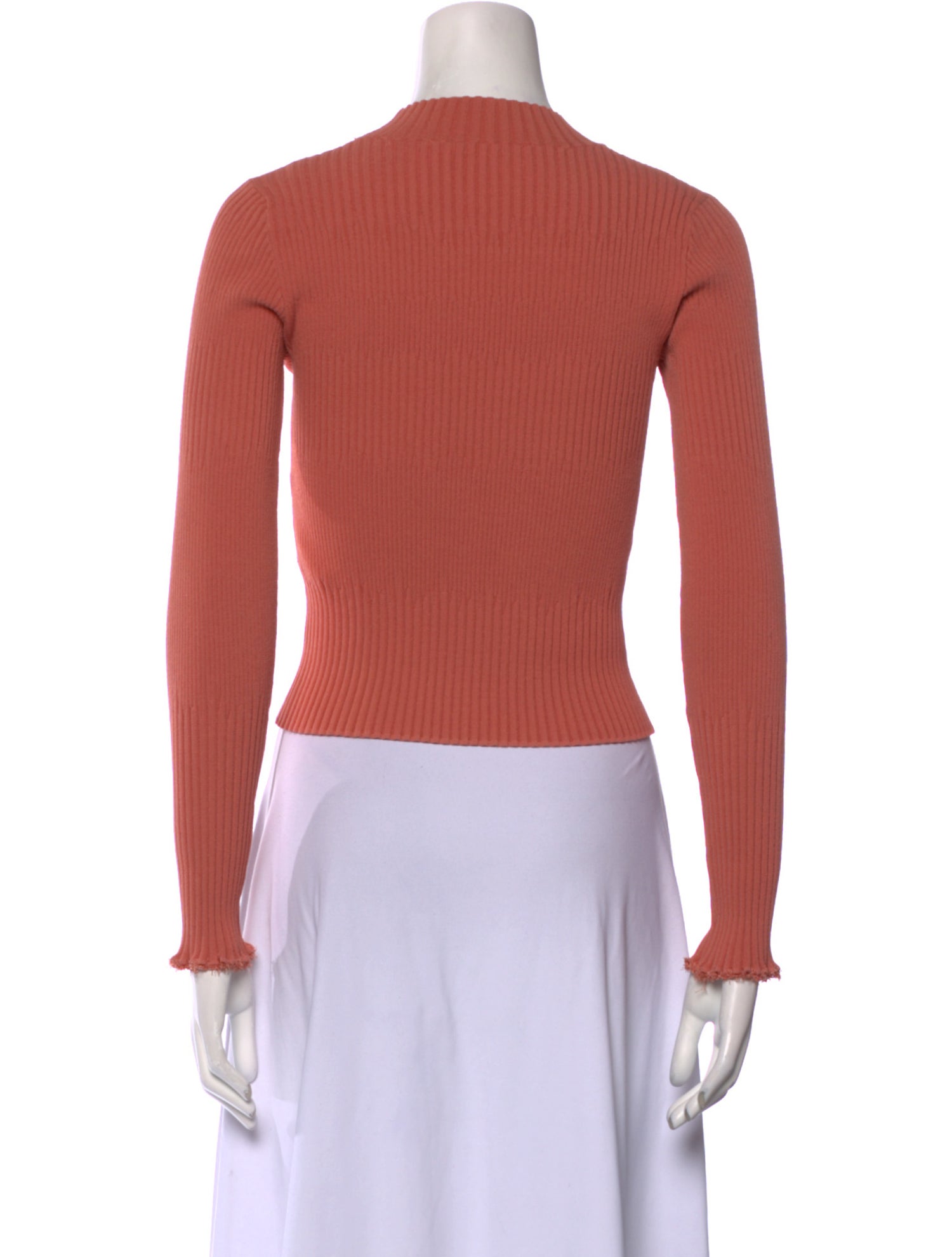 Proenza Schouler Mock Neck Long Sleeve Top